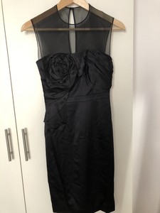 karen millen black bodycon dress