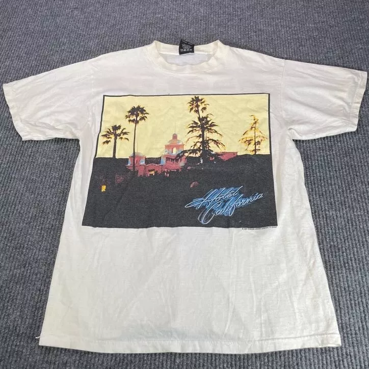 Vintage 1994 Size Large Eagles Hotel California Hell Freezes Over Tour T Shirt