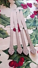 Reed & Barton Select Stainless Flatware ELEGANTE Set of 4 Dinner Knife Knives