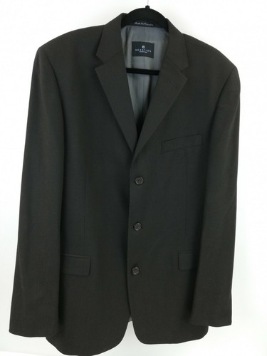 black pinstripe suit jacket 