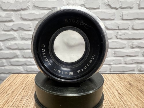 Silver edition Meopta Belar Photo Enlarging Lens 4.5/105 Czechoslovakia m30 - Picture 5 of 24