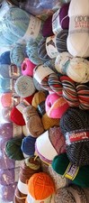 New Stock! 1kg Mixed bundle knitting crochet craft yarn great value  New Balls