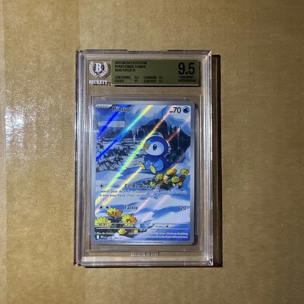 Pokémon TCG Beckett Grading Services (BGS) 9.5 Graded Individual