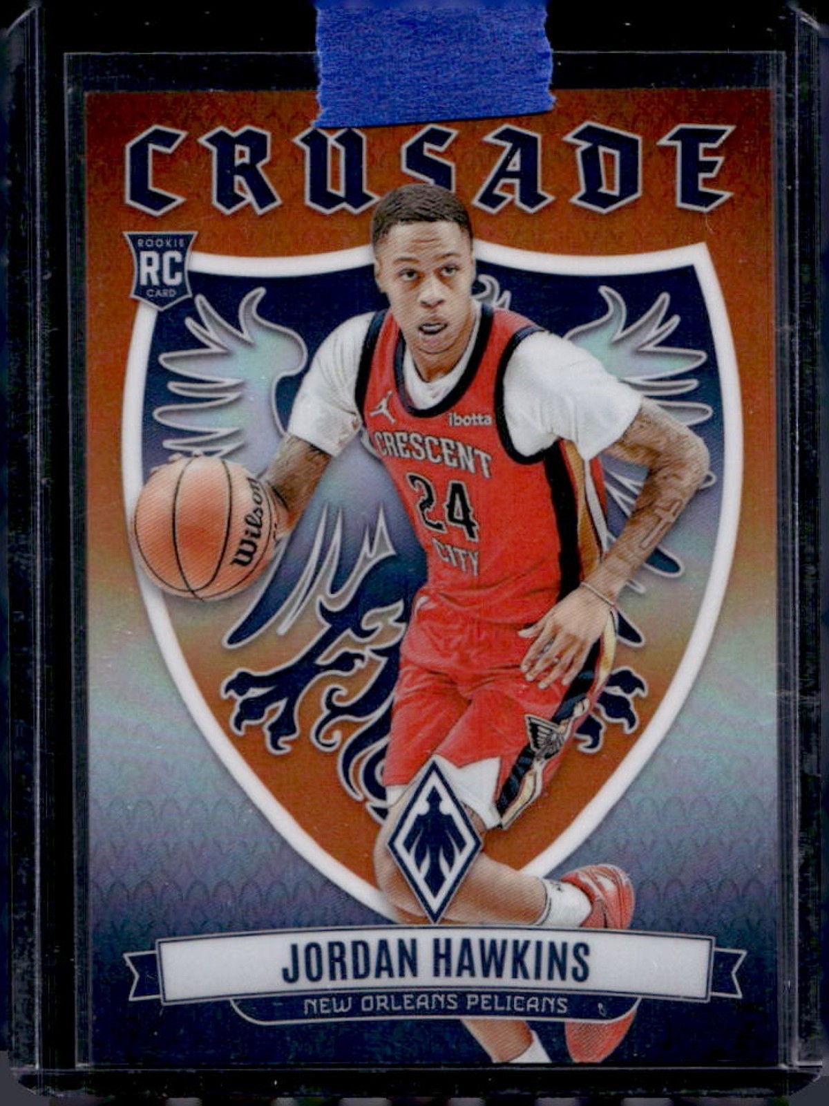 2023-24 Phoenix Jordan Hawkins Crusade RC Orange Rookie #15/49 Pelicans