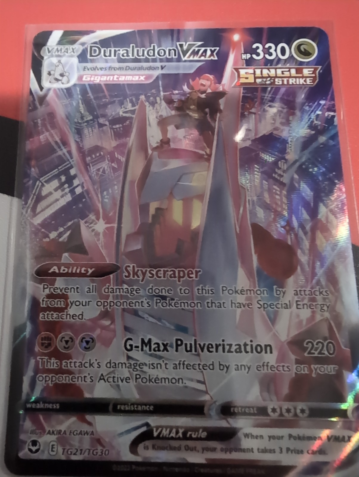 Duraludon VMAX TG21/TG30 Holo Silver Tempest Trainer Gallery Pokemon TCG 