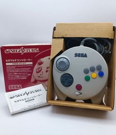 Sega Saturn Controller Set Mist Gray HST-0014 with 3D Controller Power Memory AV