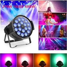 270W PAR Lighting 18LED RGBW DMX Colorful Club DJ Disco Party Stage Show Light