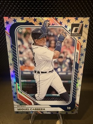 Panini 2026 Donruss Miguel Cabrera #12 Stars 100/250 Detroit Tigers