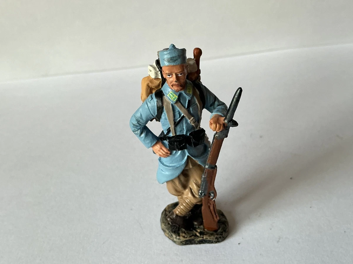 Lot De 10 Soldats De Plomb Hachette - Infanterie Empire, Tirailleurs - 1/32 (60mm)