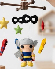 Superhero Baby Mobile Handmade For Babies Crib Baby Nursery