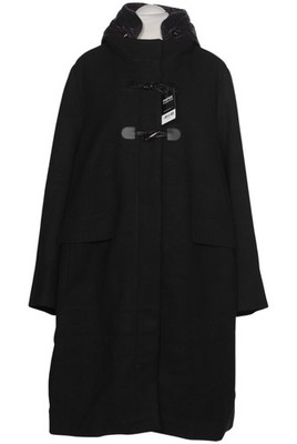 Ulla Popken Mantel Damen Jacke Parka Gr. 54 Wolle Schwarz #r71b8cq