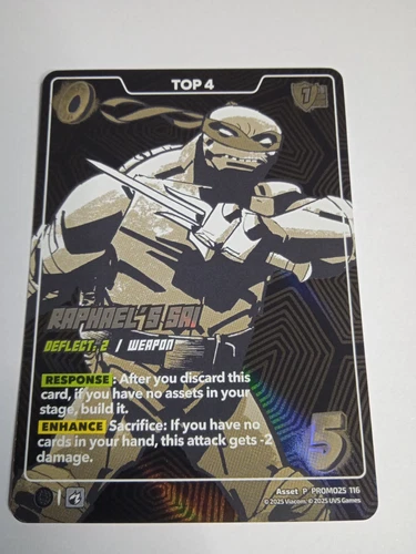 Raphael's Sai - Store Championship Top 4 Promo TMNT - UniVersus