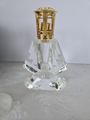 Krystalique Scentier Essence Elegance Crystal Oil Lamp Teardrop Prism Diffuser 