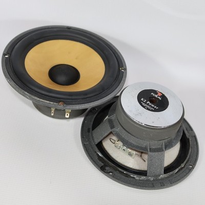 Focal K2 Power Speakers Midrange Pair Used Tested Working 90's Y2K Car Audio