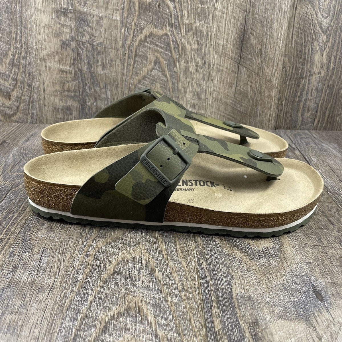 Birkenstock Medina Sandals Mens 43 US Desert Soil Camo Green Boho  Grunge