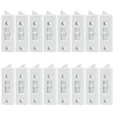 16 Pcs Window Latch Locks Spring Loaded Window Tilt Latch Replacement Parts