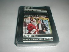 Liberace CHRISTMAS AT Columbia 8 Track Tape SEALED 1976 Seasonal 50's Vocal Pop