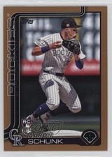 2025 Topps Series 1 Gold 944/2025 Aaron Schunk #196 0nr3