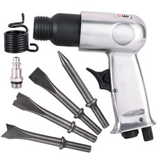 150mm Air Hammer Kit With 4 Chisels Pneumatic Air Hammer Chisel Set 4500 Bpm Air