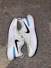Clean! Nike Mens Size 12 React Miler CW1777-102 Running Shoes White Purple Teal