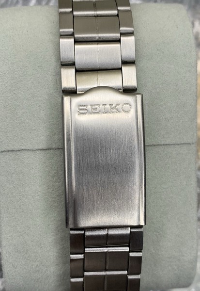 vintage seiko 5 automático 17 joyas dial verde Japón hombre -7009 5