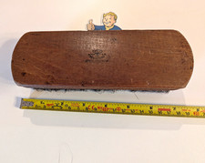 Vintage Oxco Shoe Shine Brush Horsehair Sterilized Hair USA Wooden Handle