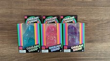 Schylling NeeDoh Dream Drop Purple Pink Blue 3 Pack Sensory Squishy Lot NEW