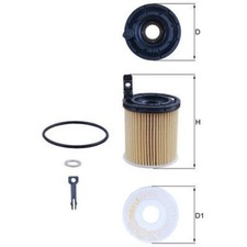 Ölfilter MAHLE OX 1121D für Kia Hyundai Sorento IV Kona Santa FE Tucson