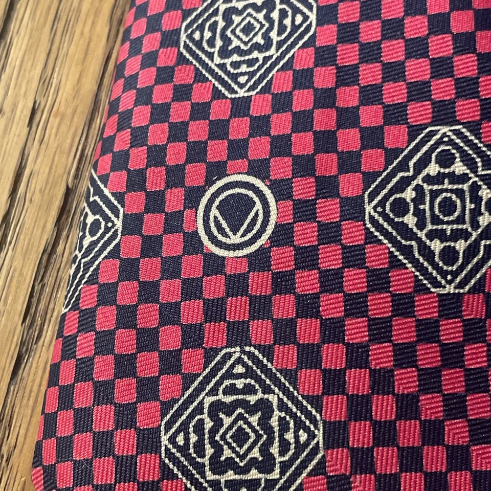 Corbata ancha vintage usada en excelente estado años 60 70 Valentino seda mod disco hecha en Italia Foto 4 de 4