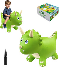 Dinosaur Bouncy Hopper Toys, Bouncy Horse for Toddlers, Inflatable Ride on Bounc