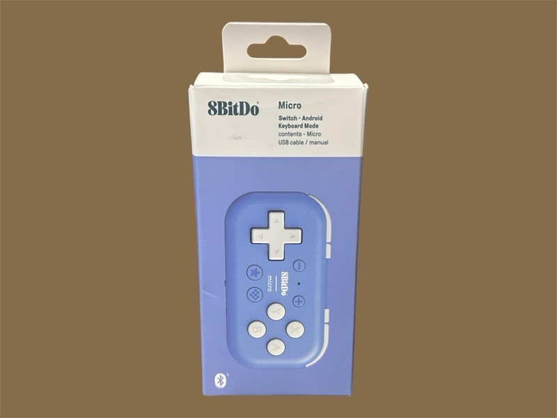 8BitDo Micro Bluetooth Blue Gamepad (Android/Raspberry Pi/Switch)