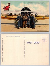 Cross Country Flight Napier Field Alabama Airmen Postcard