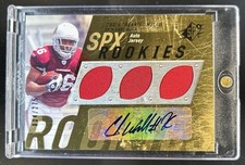 2009 SPx Chris Wells Jersey Rookie Auto RC #/275 Cardinals