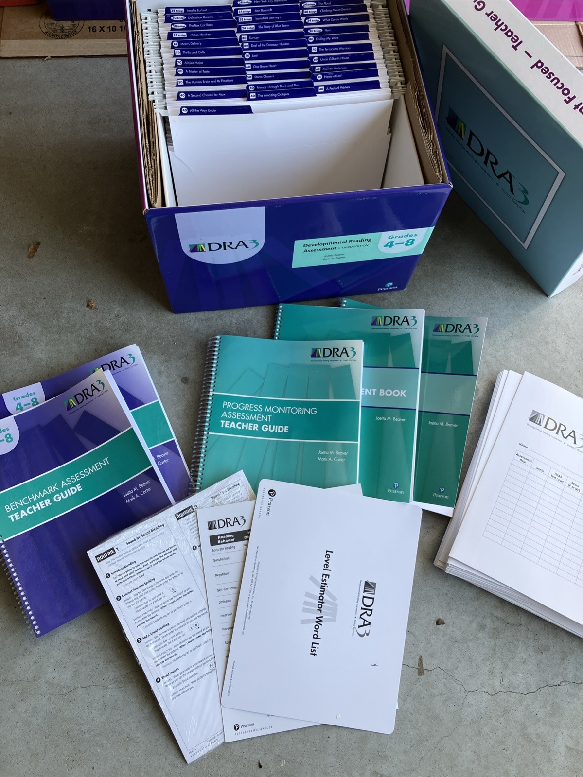 Pearson DRA3 Developmental Reading Assessment Grade 4-8 Kit