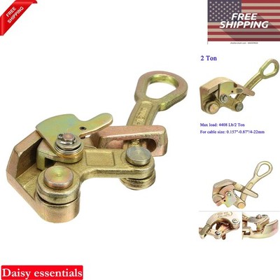 Steel Cable Grip Wire Puller 2 Ton Capacity for Power Lines Rope Tensioning
