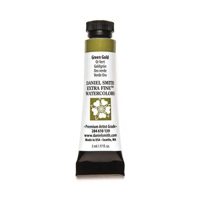  Daniel Smith Extra Fine Watercolor Paint, 5ml Tube, Green Gold, Kitchen