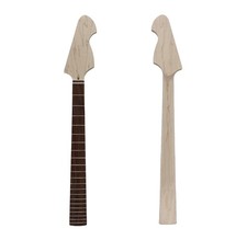 Electric Bass Guitar Neck Replacement Maple Bass Neck 21 Fret 30" Scale Rosewood