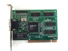 S3 Trio64V+ 2MB , FCC ID: BNX9111-96-23 PCI Retro Vintage VGA