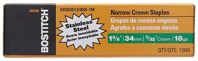STAPLE CNSTRN NRW 1-3/8X7/32IN
