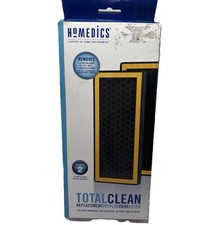 HoMedics Total Clean Replacement PetPlus Odor Filters 2pc  NEW  SHIPS IN 24 HRS