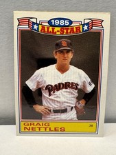 1986 Topps Glossy All-Stars #15 Graig Nettles San Diego Padres