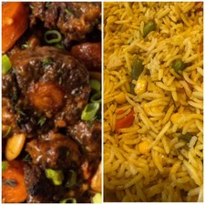 Authentic Caribbean Dinners -Oxtail & Seasoned Rice 3 x 750g -&pound;19.99