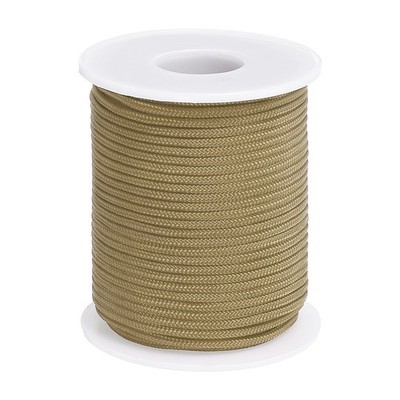 0.08 Inch x 31 Yards Nylon String Bracelet String Braided Nylon Khaki