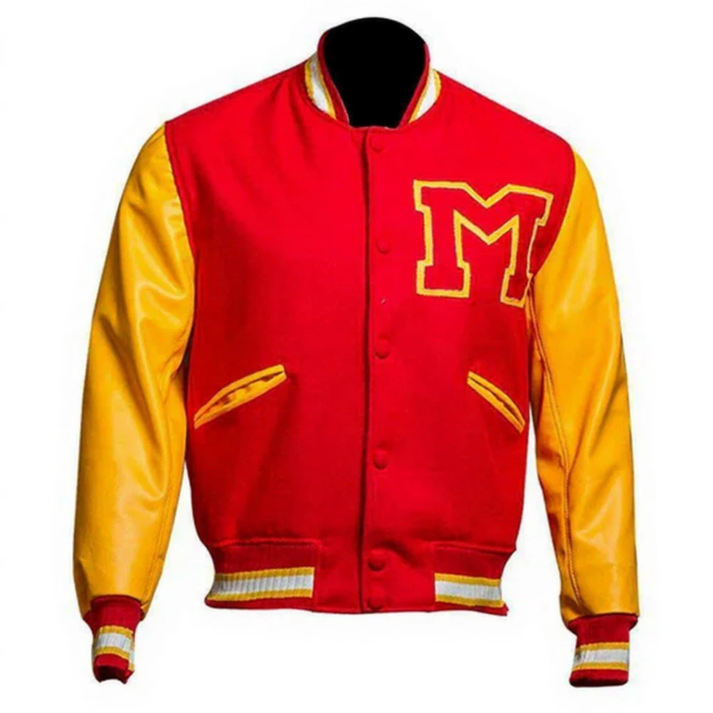 Men's MJ Thriller Letterman Michael Jackson Varsity Bomber Jacket