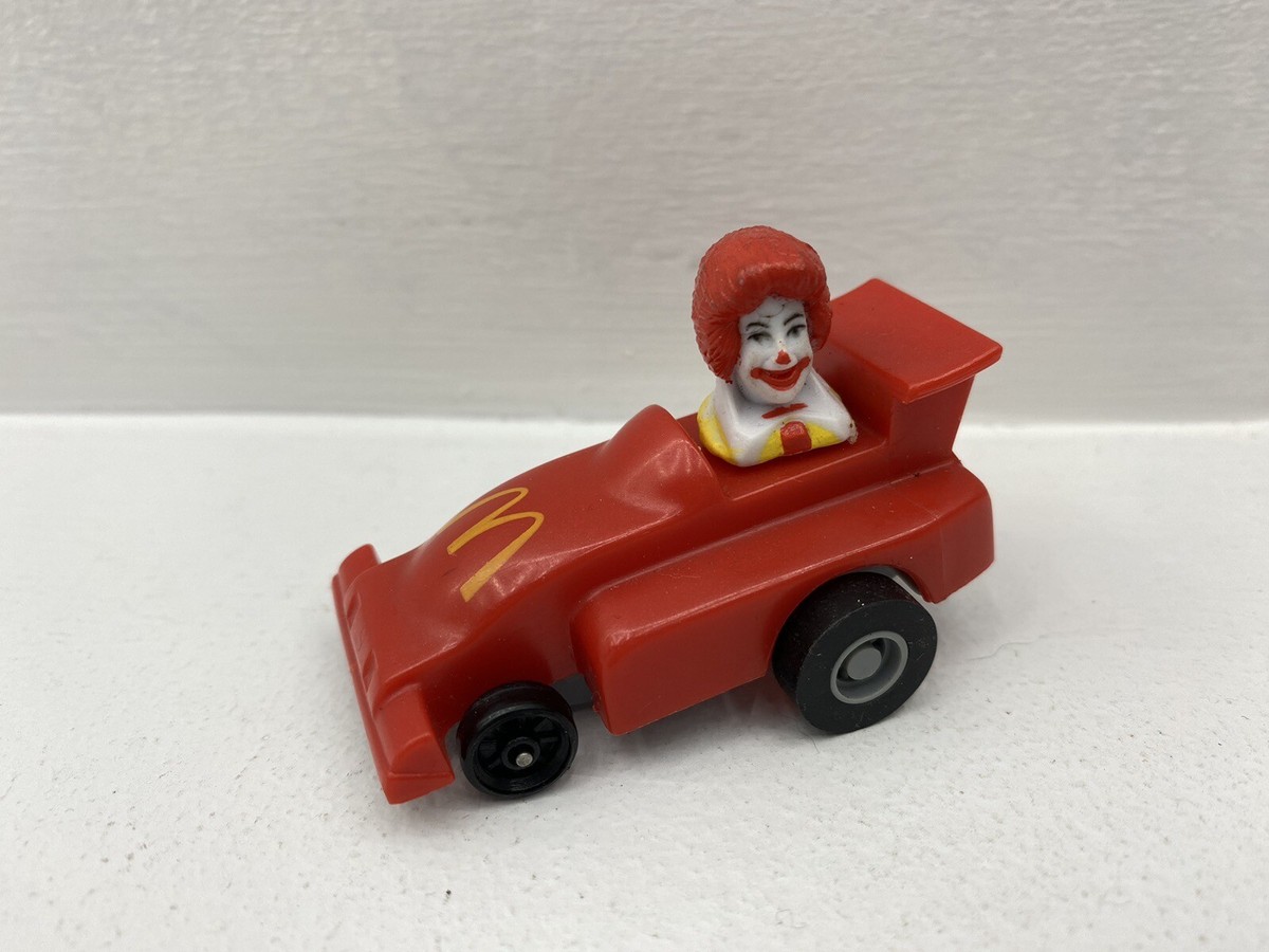 Ronald McDonald Happy Meal Toy Red Race Car McDonald's | eBay