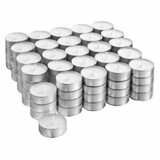 4 Hour Tea Lights Candles Long Burn Night Tea Light Candles Unscented Tealights