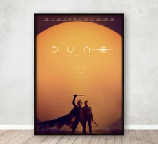 Dune 2 Movie Poster Print Home Decor Wall Art Picture A4
