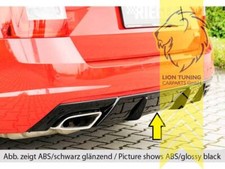 Rieger Heckansatz Heckspoiler Diffusor für Skoda Octavia RS 5E Limousine Combi c