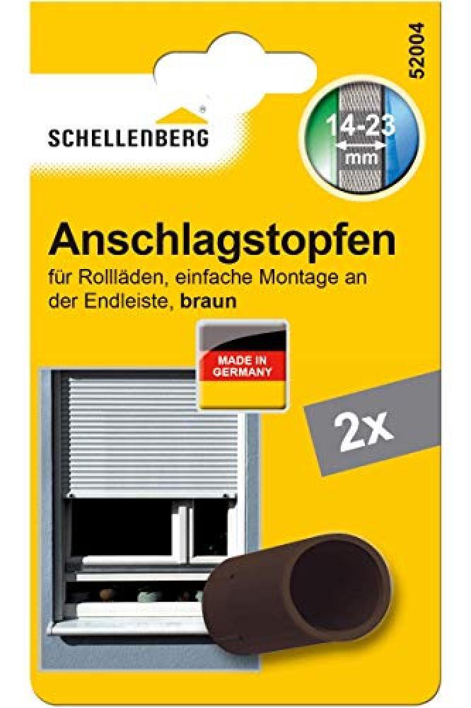 Schellenberg, 52004, Smettere di tappi per tende, marrone - NUOVO