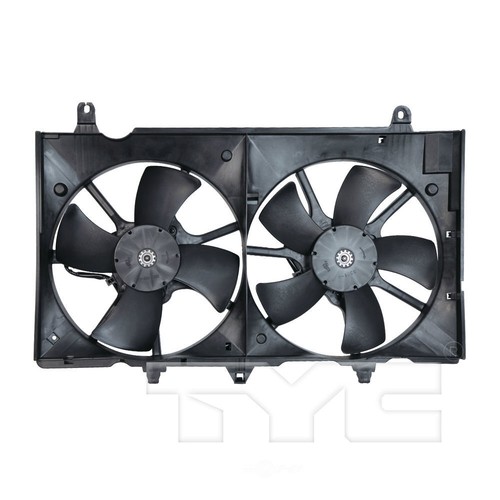 Dual Radiator and Condenser Fan Assembly TYC 621810 fits 07-09 Nissan ...